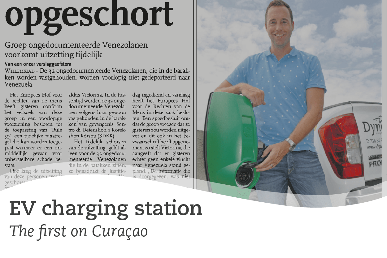 EV charging station Curaçao