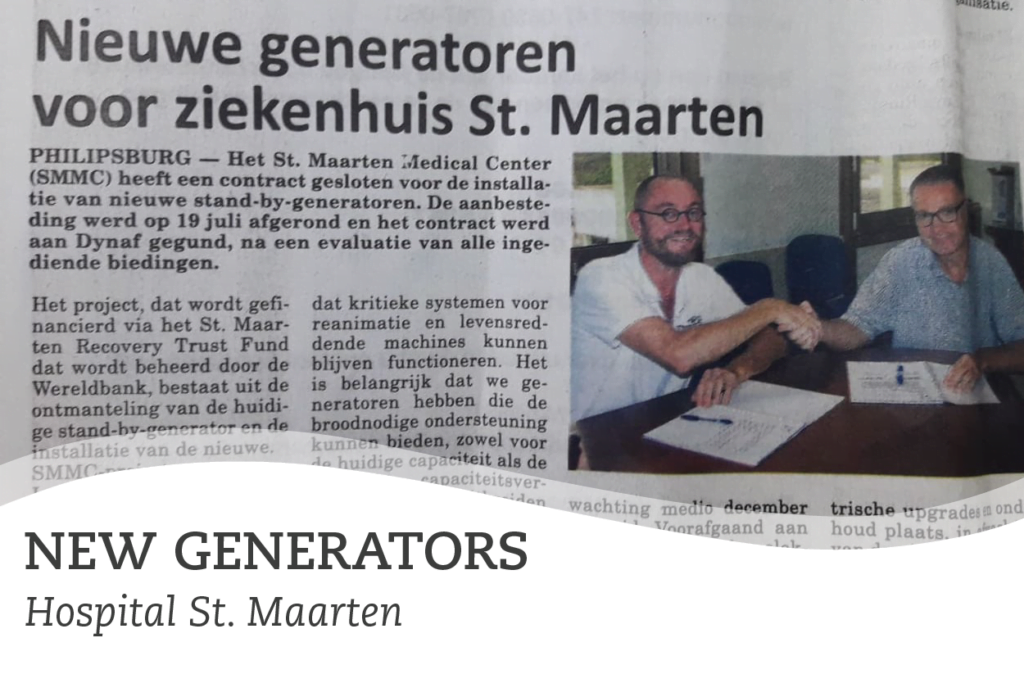 New Generators in St. Maarten
